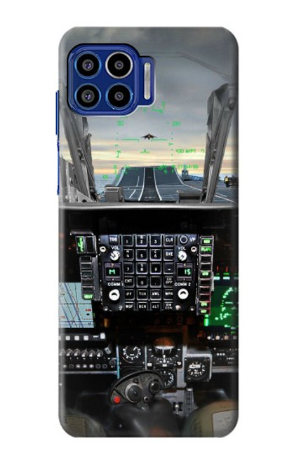 S2435 Fighter Jet Aircraft Cockpit Case For Motorola One 5G