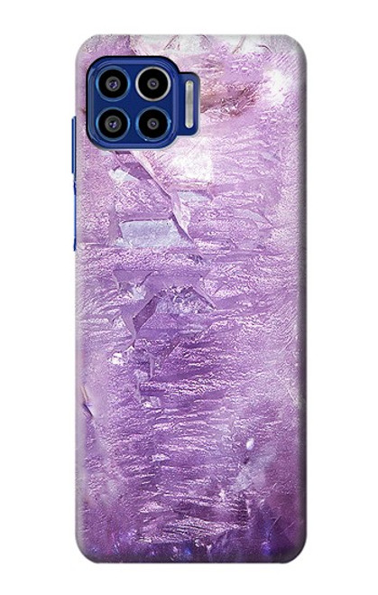 S2690 Amethyst Crystals Graphic Printed Case For Motorola One 5G
