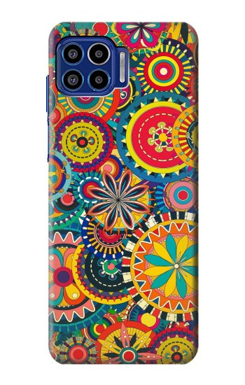 S3272 Colorful Pattern Case For Motorola One 5G