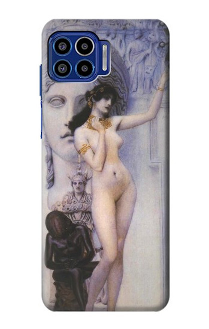 S3353 Gustav Klimt Allegory of Sculpture Case For Motorola One 5G