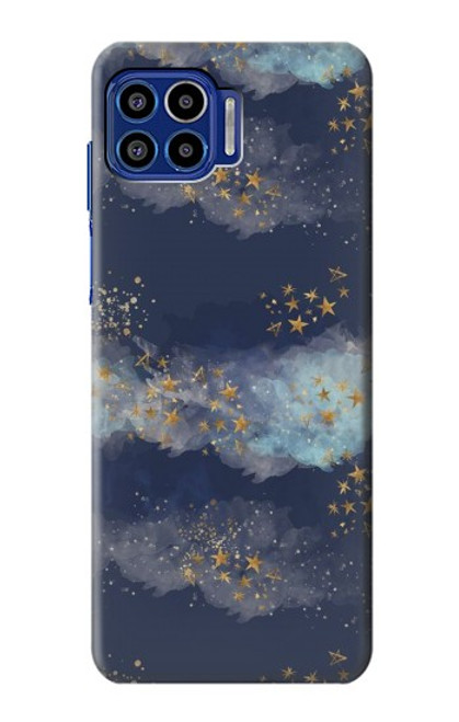 S3364 Gold Star Sky Case For Motorola One 5G