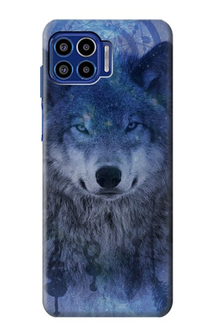 S3410 Wolf Dream Catcher Case For Motorola One 5G