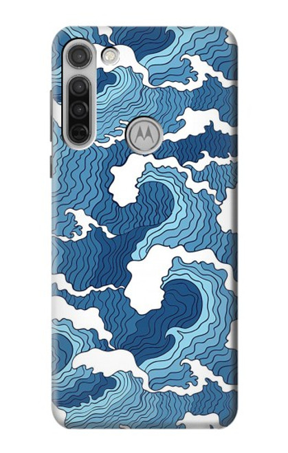 S3751 Wave Pattern Case For Motorola Moto G8