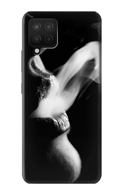 S0917 Sexy Lip Girl Smoking Case For Samsung Galaxy A42 5G