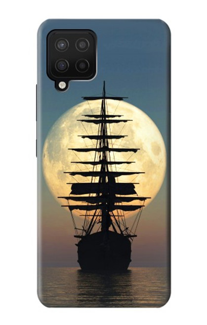 S2897 Pirate Ship Moon Night Case For Samsung Galaxy A42 5G