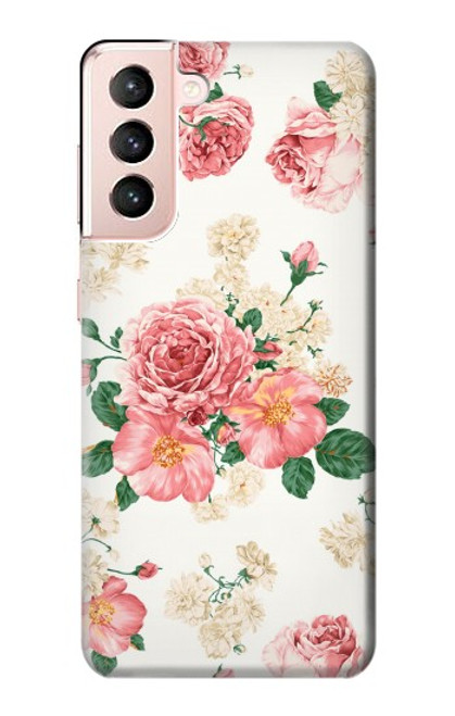 S1859 Rose Pattern Case For Samsung Galaxy S21 5G