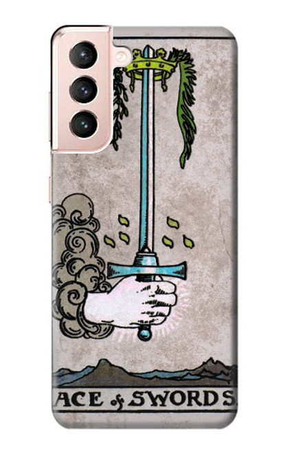 S2482 Tarot Card Ace of Swords Case For Samsung Galaxy S21 5G