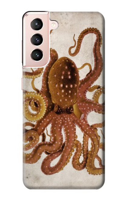 S2801 Vintage Octopus Case For Samsung Galaxy S21 5G