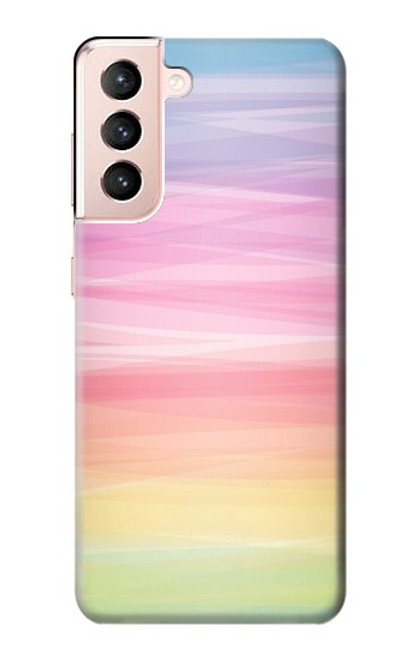 S3507 Colorful Rainbow Pastel Case For Samsung Galaxy S21 5G