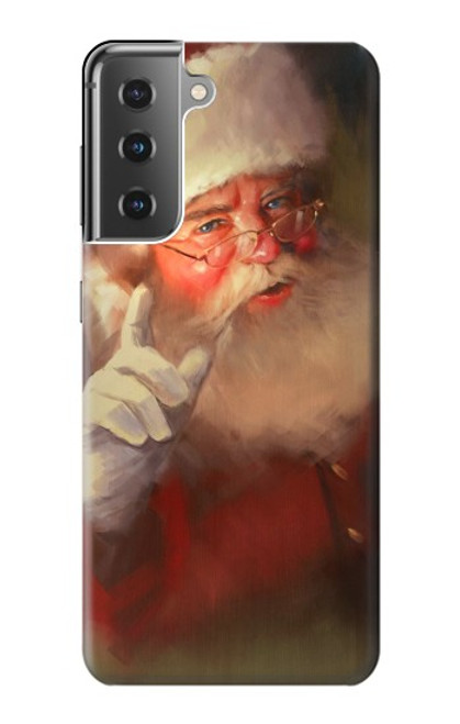 S1144 Xmas Santa Claus Case For Samsung Galaxy S21 Plus 5G, Galaxy S21+ 5G