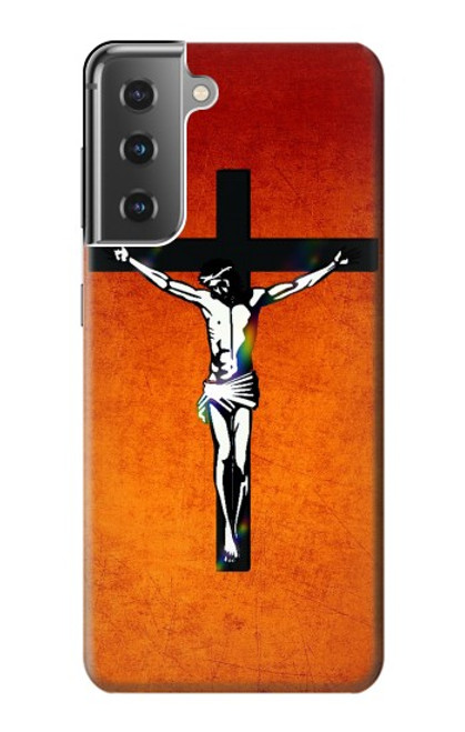 S2421 Jesus Christ On The Cross Case For Samsung Galaxy S21 Plus 5G, Galaxy S21+ 5G