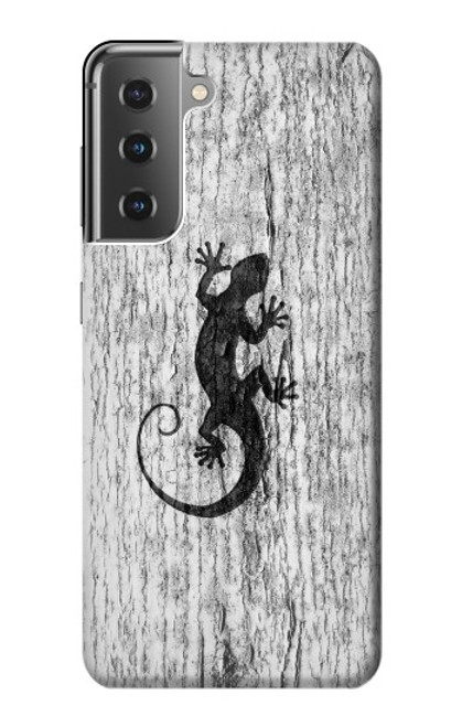 S2446 Gecko Wood Graphic Printed Case For Samsung Galaxy S21 Plus 5G, Galaxy S21+ 5G