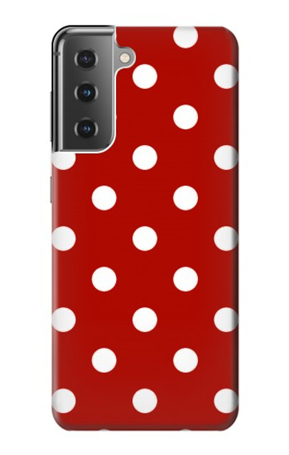 S2951 Red Polka Dots Case For Samsung Galaxy S21 Plus 5G, Galaxy S21+ 5G