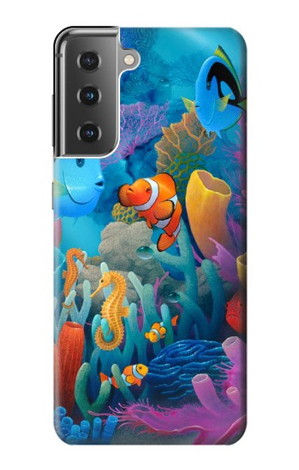 S3227 Underwater World Cartoon Case For Samsung Galaxy S21 Plus 5G, Galaxy S21+ 5G