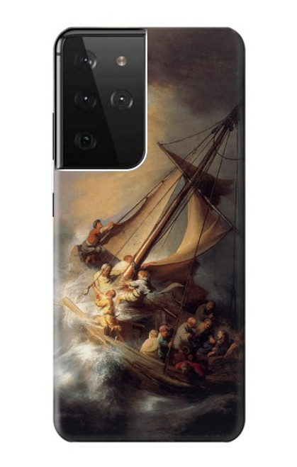 S1091 Rembrandt Christ in The Storm Case For Samsung Galaxy S21 Ultra 5G
