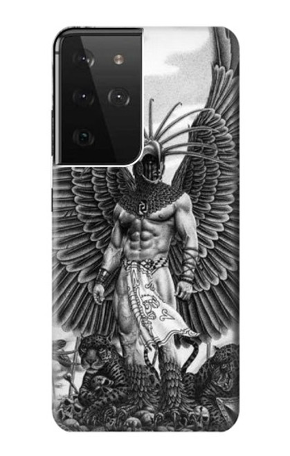 S1235 Aztec Warrior Case For Samsung Galaxy S21 Ultra 5G