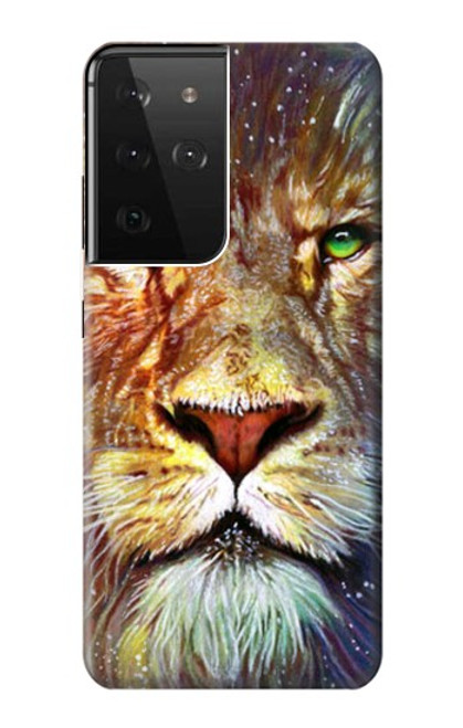 S1354 Lion Case For Samsung Galaxy S21 Ultra 5G
