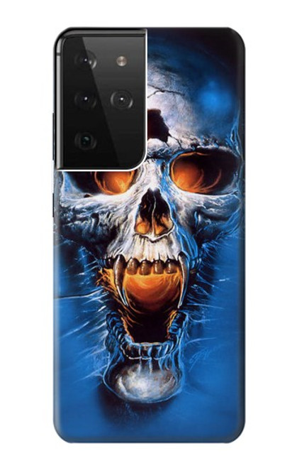 S1462 Vampire Skull Case For Samsung Galaxy S21 Ultra 5G