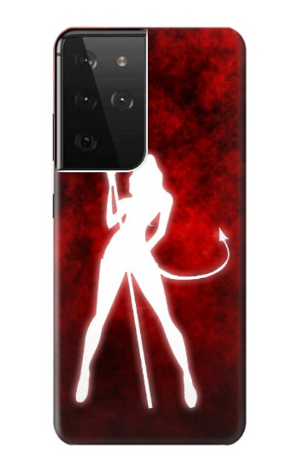S2455 Sexy Devil Girl Case For Samsung Galaxy S21 Ultra 5G