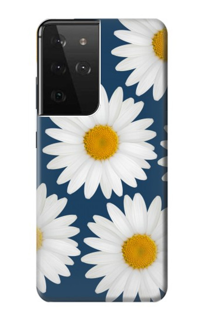 S3009 Daisy Blue Case For Samsung Galaxy S21 Ultra 5G