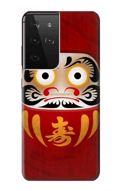 S3023 Japan Good Luck Daruma Doll Case For Samsung Galaxy S21 Ultra 5G