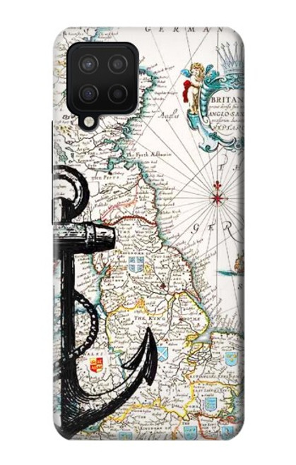 S1962 Nautical Chart Case For Samsung Galaxy A12