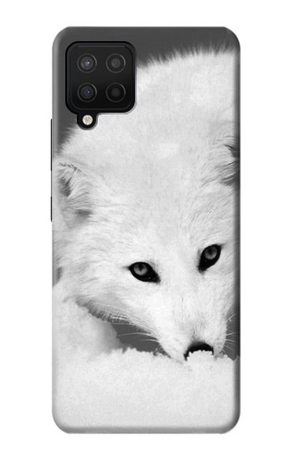 S2569 White Arctic Fox Case For Samsung Galaxy A12