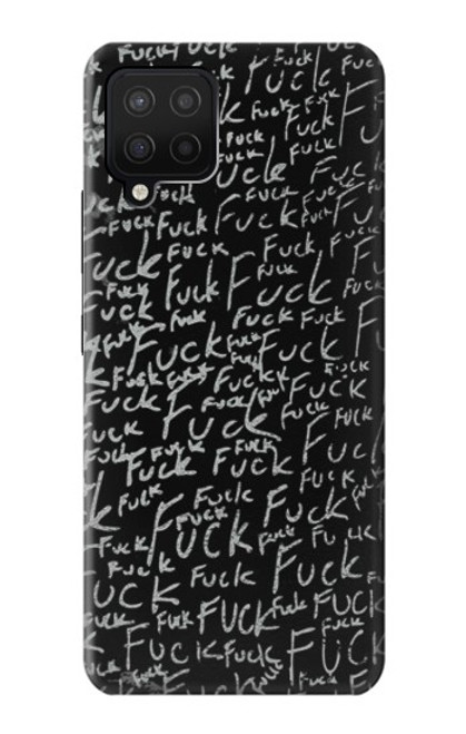 S3478 Funny Words Blackboard Case For Samsung Galaxy A12