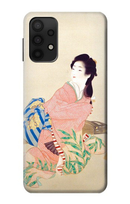 S0889 Japan Art Kimono Case For Samsung Galaxy A32 5G