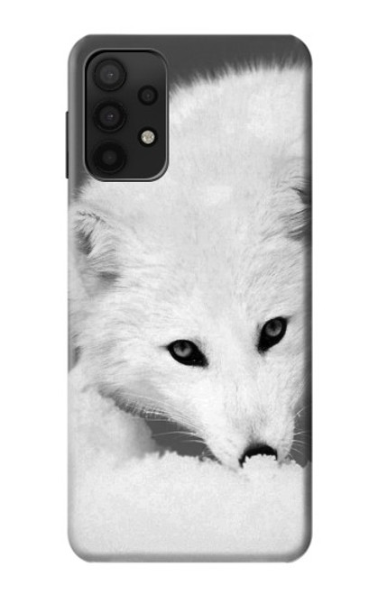 S2569 White Arctic Fox Case For Samsung Galaxy A32 5G