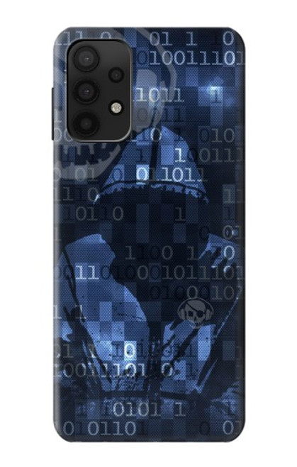 S3431 Digital Code Cyber Hacker Case For Samsung Galaxy A32 5G