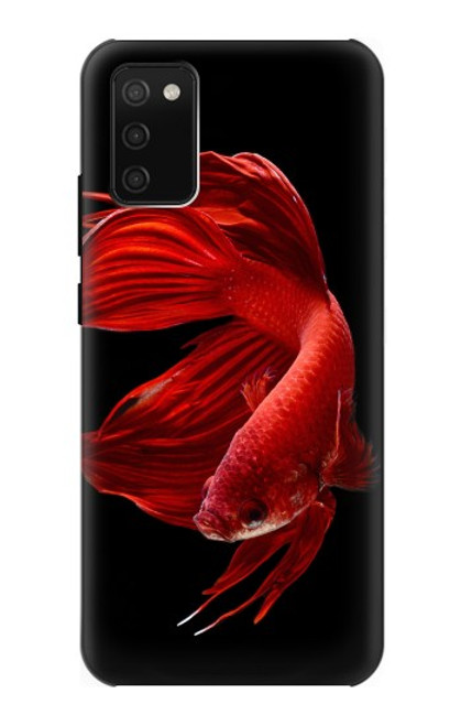 S2092 Red Siamese Fighting Fish Case For Samsung Galaxy A02s, Galaxy M02s