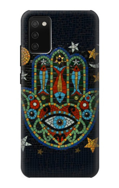 S3175 Hamsa Hand Mosaics Case For Samsung Galaxy A02s, Galaxy M02s