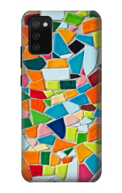 S3391 Abstract Art Mosaic Tiles Graphic Case For Samsung Galaxy A02s, Galaxy M02s