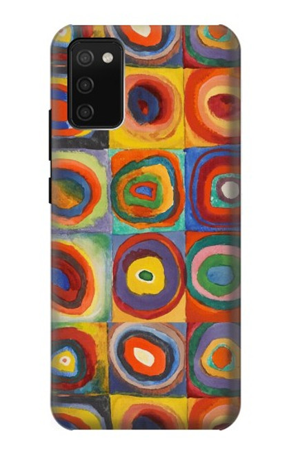 S3409 Squares Concentric Circles Case For Samsung Galaxy A02s, Galaxy M02s