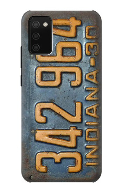 S3750 Vintage Vehicle Registration Plate Case For Samsung Galaxy A02s, Galaxy M02s