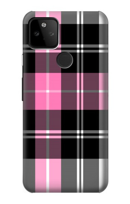 S3091 Pink Plaid Pattern Case For Google Pixel 5A 5G