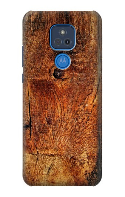 S1140 Wood Skin Graphic Case For Motorola Moto G Play (2021)