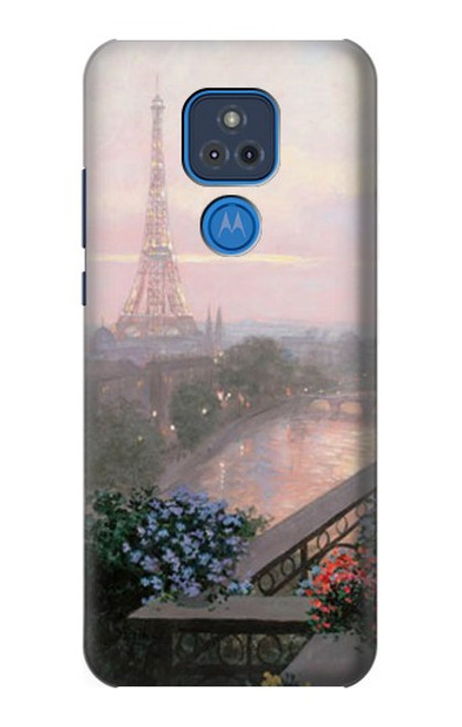 S1443 Terrace in Paris Eifel Case For Motorola Moto G Play (2021)