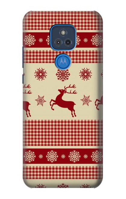 S2310 Christmas Snow Reindeers Case For Motorola Moto G Play (2021)