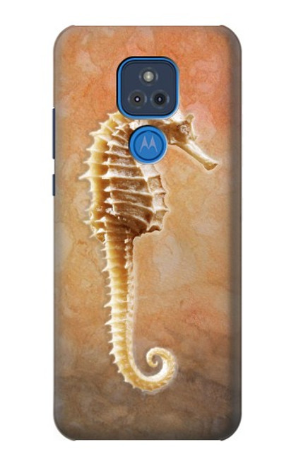 S2674 Seahorse Skeleton Fossil Case For Motorola Moto G Play (2021)