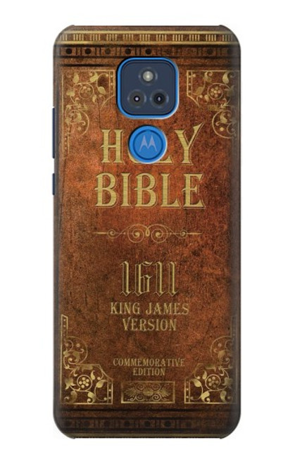 S2890 Holy Bible 1611 King James Version Case For Motorola Moto G Play (2021)