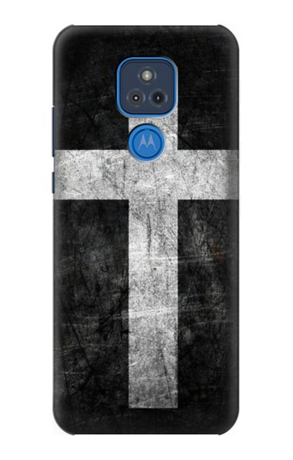 S3491 Christian Cross Case For Motorola Moto G Play (2021)