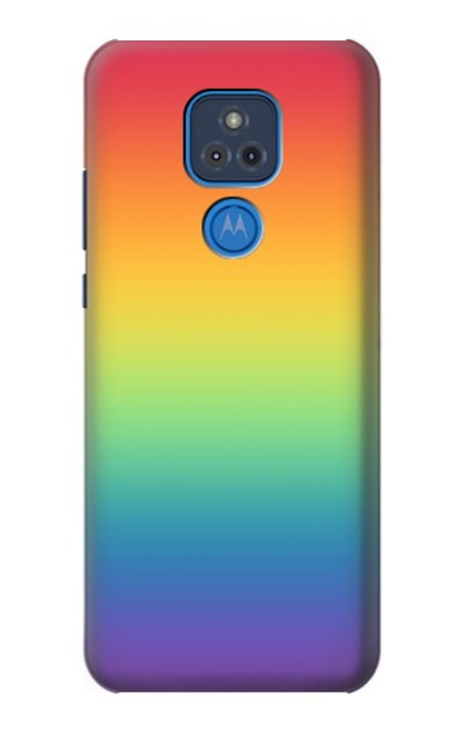 S3698 LGBT Gradient Pride Flag Case For Motorola Moto G Play (2021)