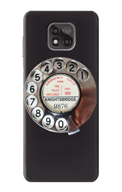 S0059 Retro Rotary Phone Dial On Case For Motorola Moto G Power (2021)