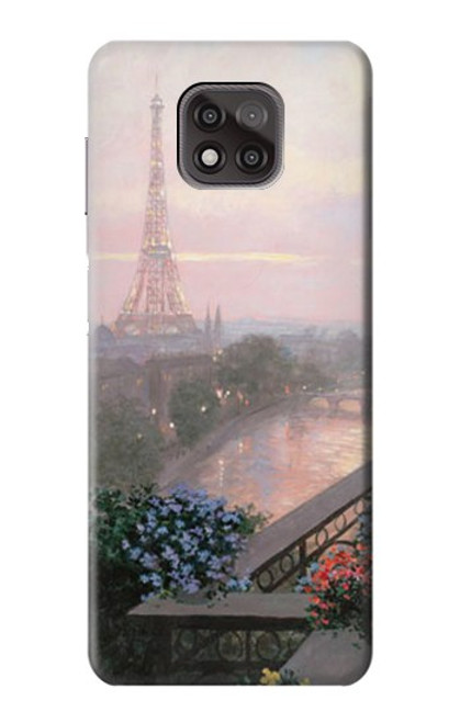 S1443 Terrace in Paris Eifel Case For Motorola Moto G Power (2021)