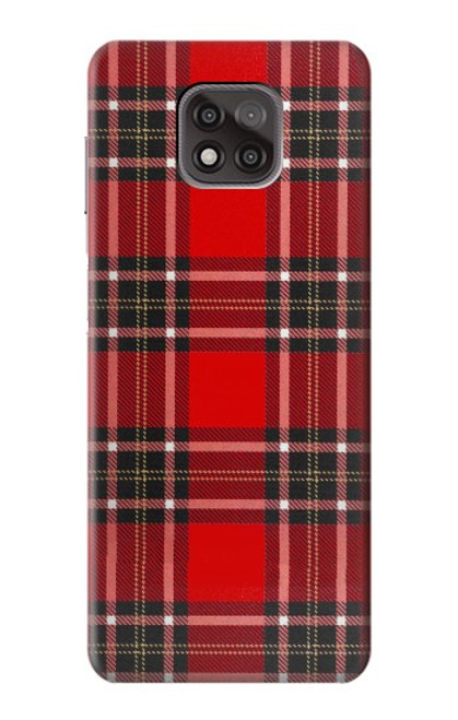 S2374 Tartan Red Pattern Case For Motorola Moto G Power (2021)