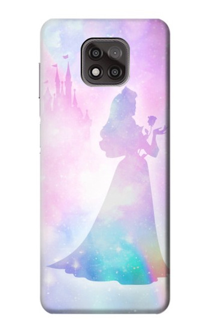 S2992 Princess Pastel Silhouette Case For Motorola Moto G Power (2021)