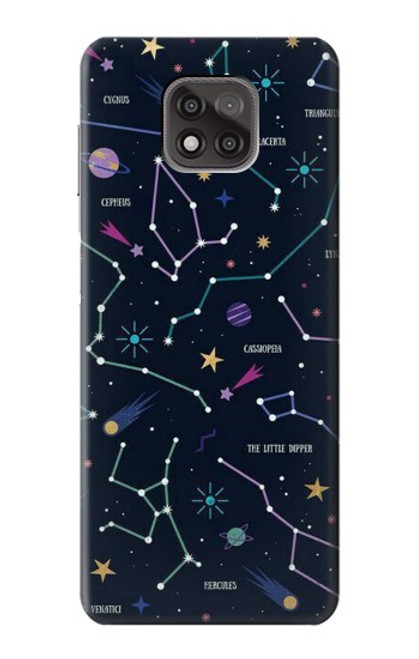 S3220 Star Map Zodiac Constellations Case For Motorola Moto G Power (2021)