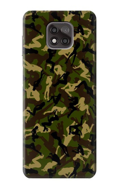 S3356 Sexy Girls Camo Camouflage Case For Motorola Moto G Power (2021)